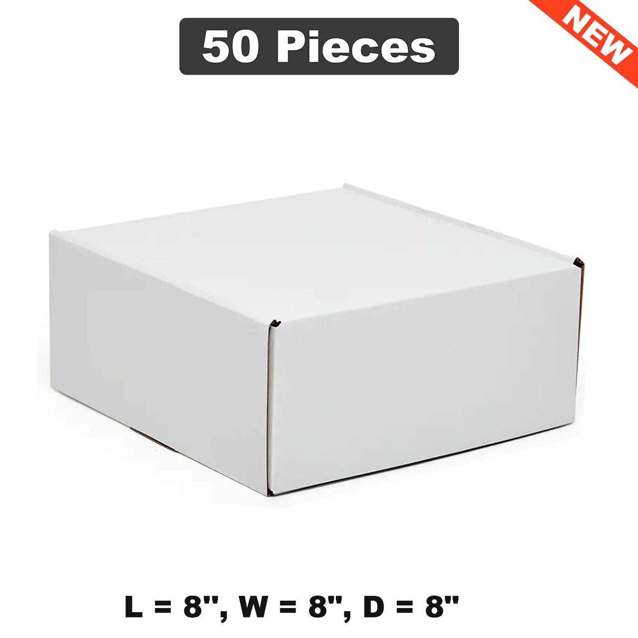 Compact Shipping & Packing Boxes 8"x8"x8" for Efficient and Secure Packaging